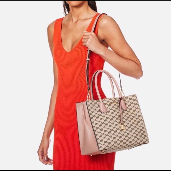 Michael Kors Mercer Large Brown Convertible Tote Bag  Michael Kors Mercer Large Convertible Tote